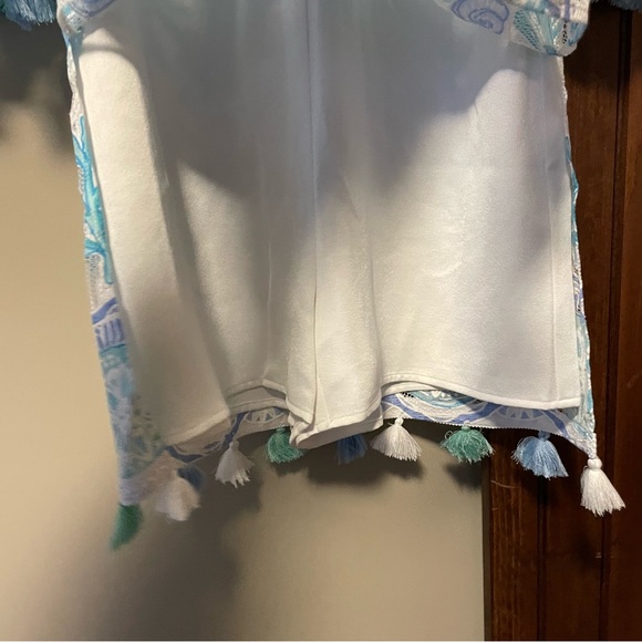 Lilly Pulitzer Jackelin Romper Sea to Sea Lace - Picture 6 of 12